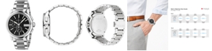 Gucci Men's Swiss Chronograph Stainless Steel Bracelet Watch 44mm 